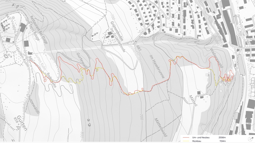 GurtenTrail 2.0 Gesamtsanierung