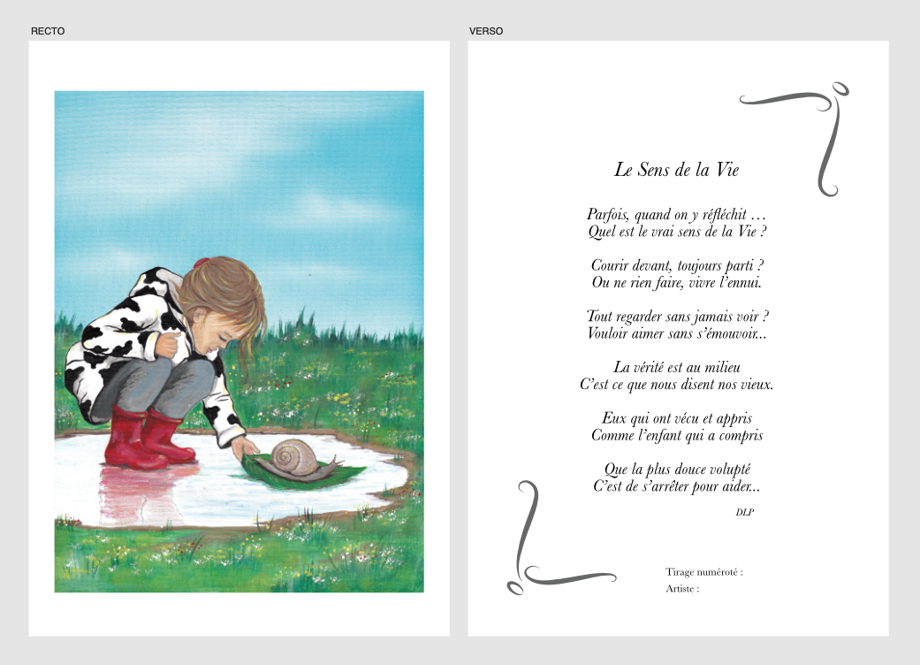 1 Illustration "Le sens de la vie"