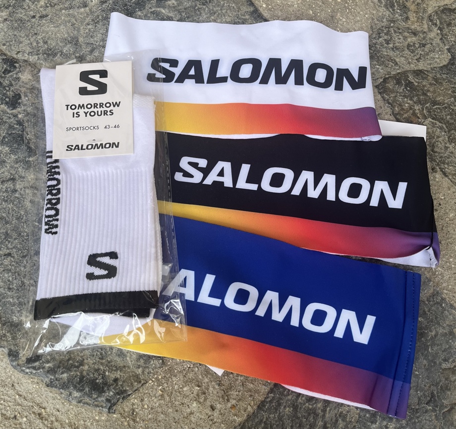 Chaussettes taille 43-46 + Bandeau Salomon