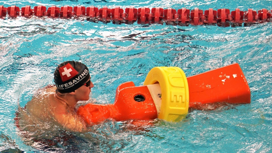 Schweizer Nationalkader an der WM im Rettungsschwimmen