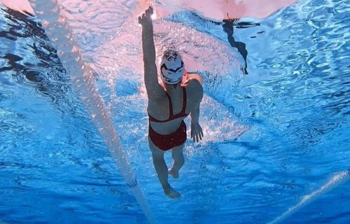 Samantha Stucki, Schwimmstar von Morgen