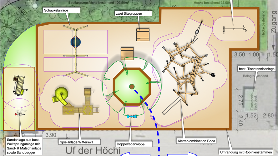 Neugestaltung Spielplatz Witterswil