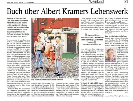 Zeitungsartikel in der AZ