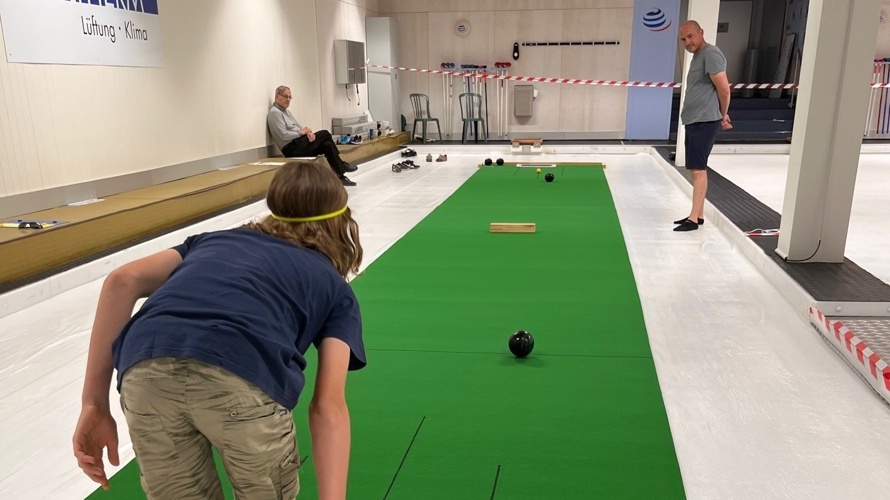 Bowls-Bahnen für "Sommer-Curling" im CRB Arlesheim