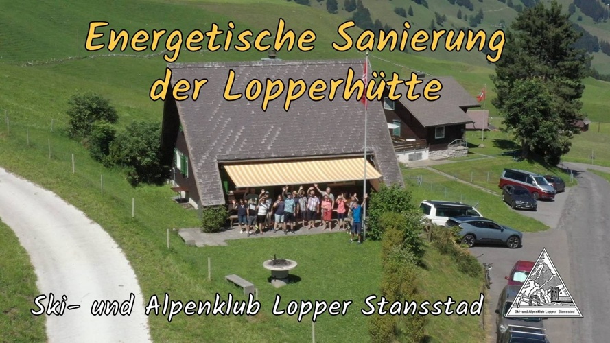 Energetische Sanierung der Lopperhütte, Wiesenberg NW