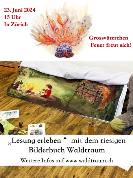 Einladung &quot;Lesung mit Riesen-Bilderbuch&quot; in Zürich