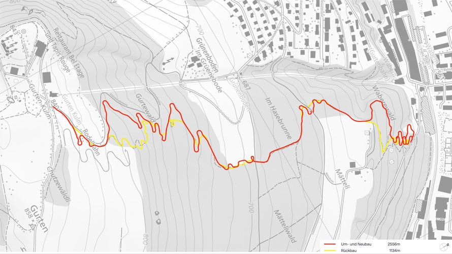 GurtenTrail 2.0 Gesamtsanierung