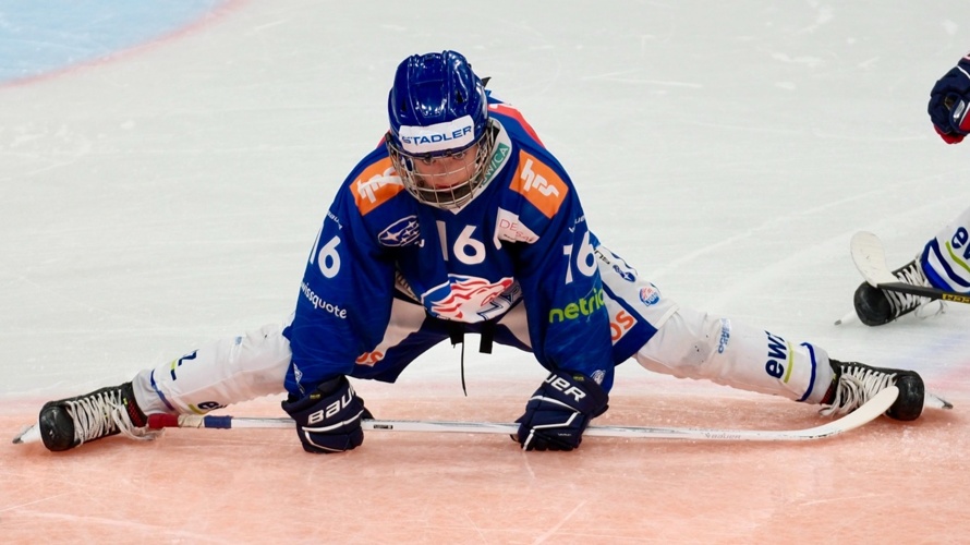 Jamie am Pee-Wee Turnier 2025 mit dem Team Zürich