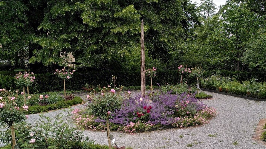 Laubengang im Rosengarten