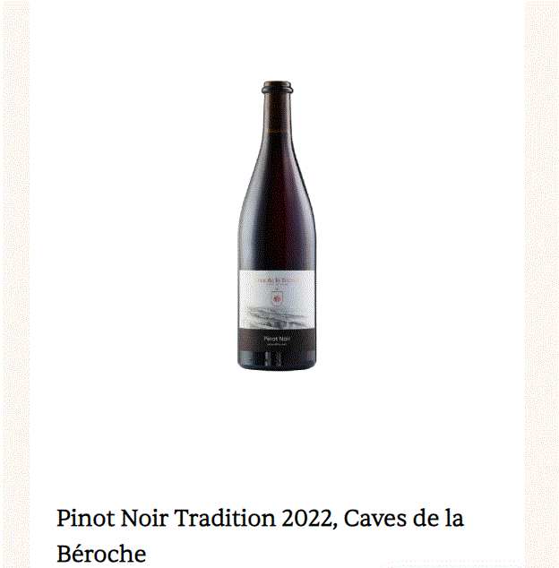 Pinot Noir Béroche