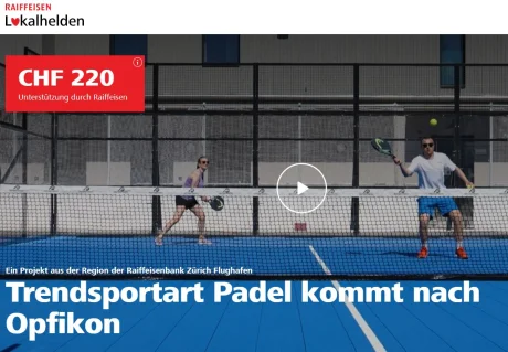 Unser grosses Padel- und Pickleball-Projekt nimmt Fahrt auf